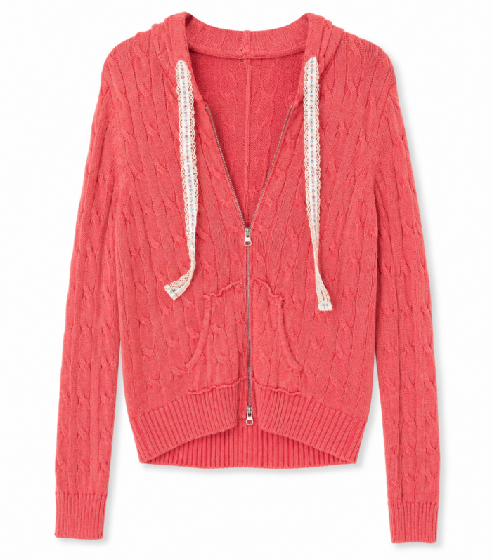 Ruby Hooded Sweater Front
